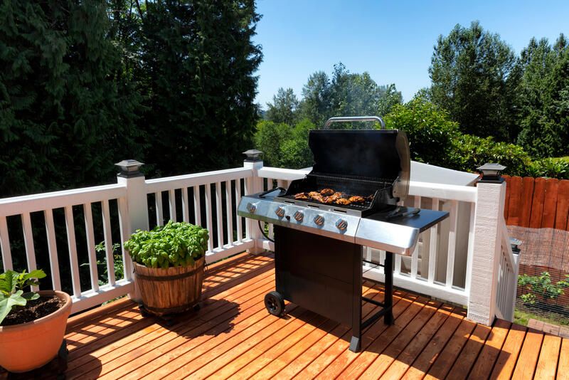 Outdoor Kitchen Design with Woodbox R36