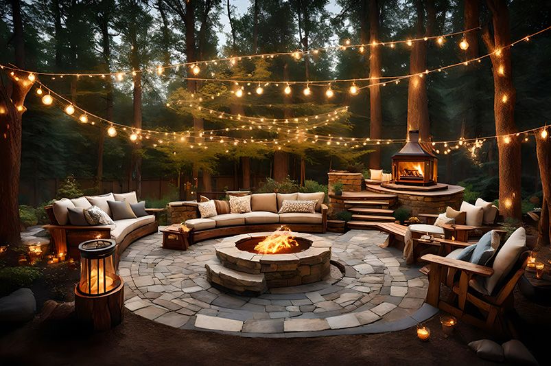 20 Rustic Fire Pit Ideas to Warm Up Your Outdoor Space - Shrubhub