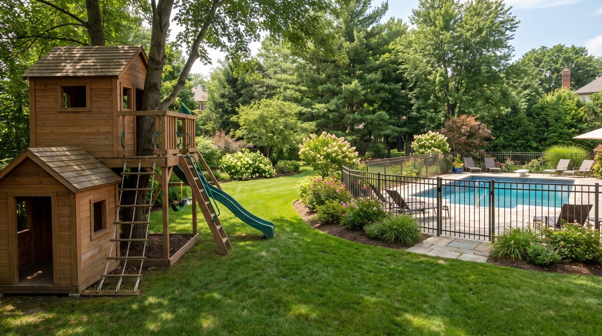 From Playhouses To Gated Pools: How To Create The Perfect Kid Friendly Yard - Shrubhub