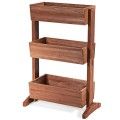 3-Tier Raised Garden Bed Vertical Freestanding Elevated Planter image