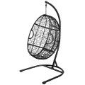 Hanging Cushioned Hammock Chair With Stand image