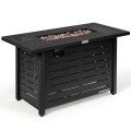 42" 60 000 Btu Rectangular Propane Gas Fire with Cover image