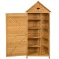 Wooden Outdoor Lockable Garden Tool Storage image