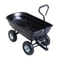 660 Lbs Garden Heavy Duty Dump Cart Dumper image