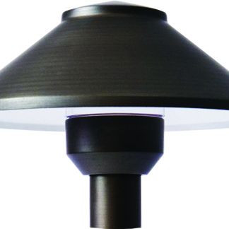 Antique Brass Path Light image