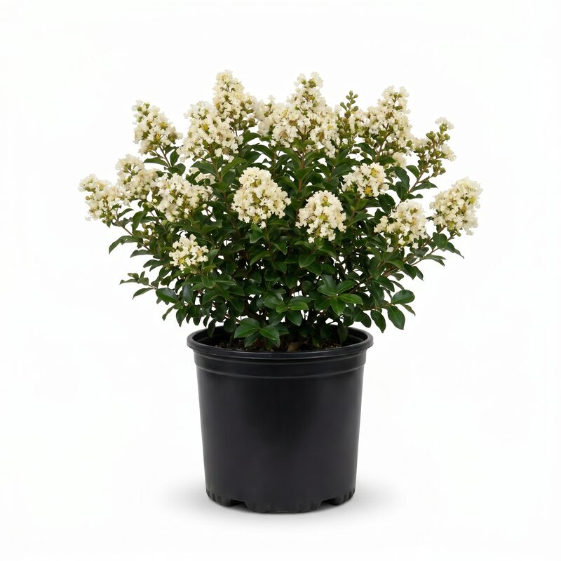 GreatMyrtle French Vanilla Dwarf Crape Myrtle Shrub image