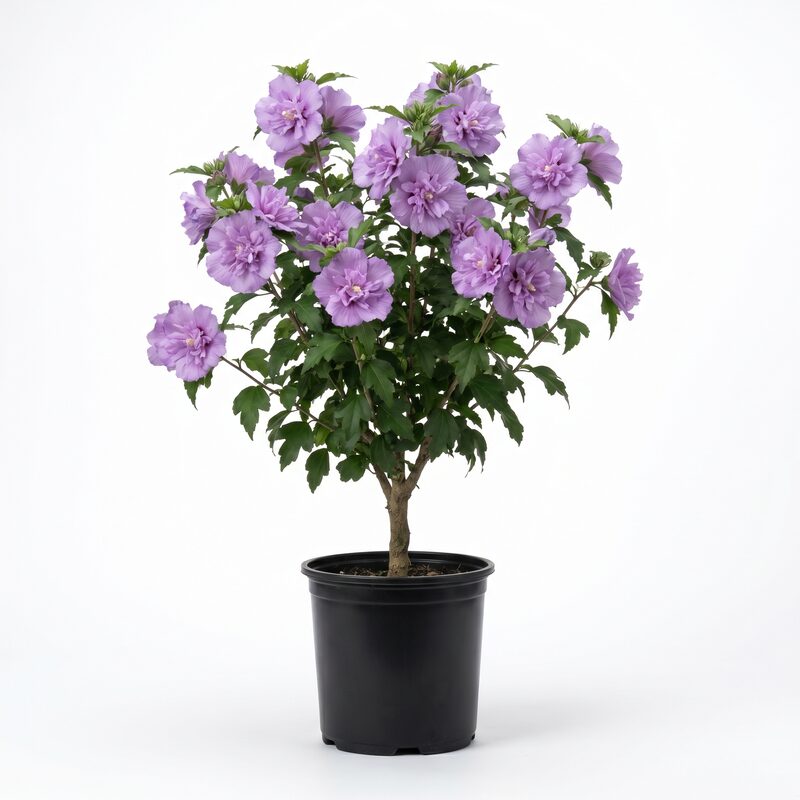 Lavender Chiffon Rose of Sharon Tree image
