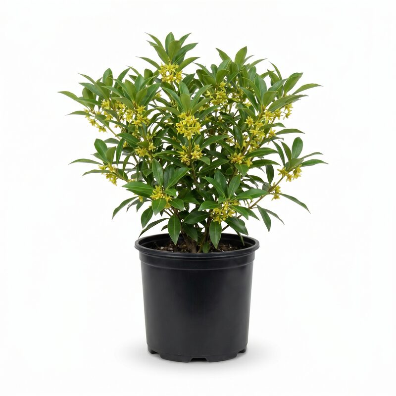 Florida Anise Plant Yellow Blooms image