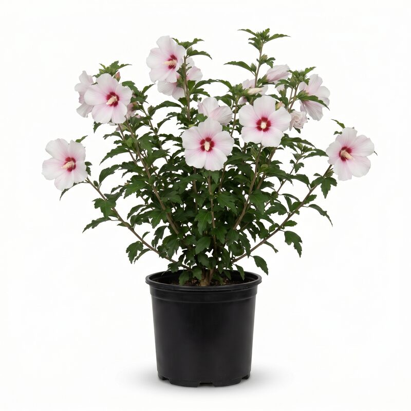 Blushing Bride Rose of Sharon image