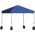 8'x8' Outdoor Pop up Canopy Tent w/Roller Bag-Blue image