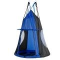 Kids Hanging Chair Swing Tent Set-Blue image