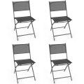 Set Of 4 Outdoor Camping Deck Garden Folding Chairs image