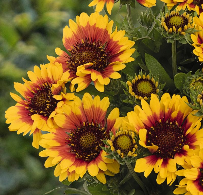 Gaillardia Spintop Red Starburst image