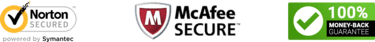 Norton Security and Privacy Badges for Online Yard Design Purchases