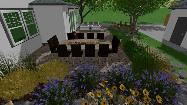 Beautiful backyard design