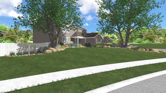 Beautiful backyard design