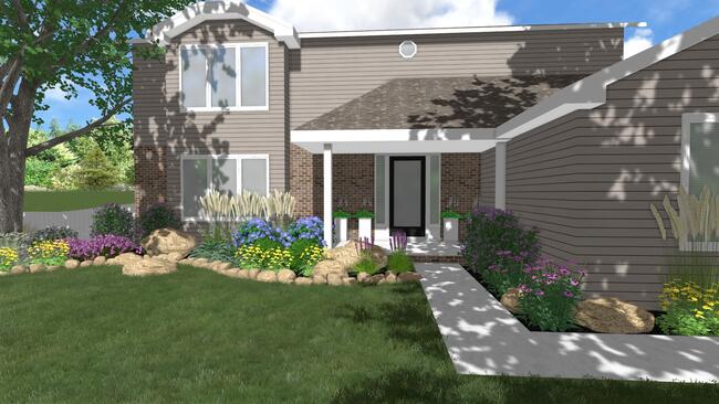 Beautiful backyard design