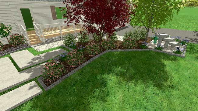 Beautiful backyard design